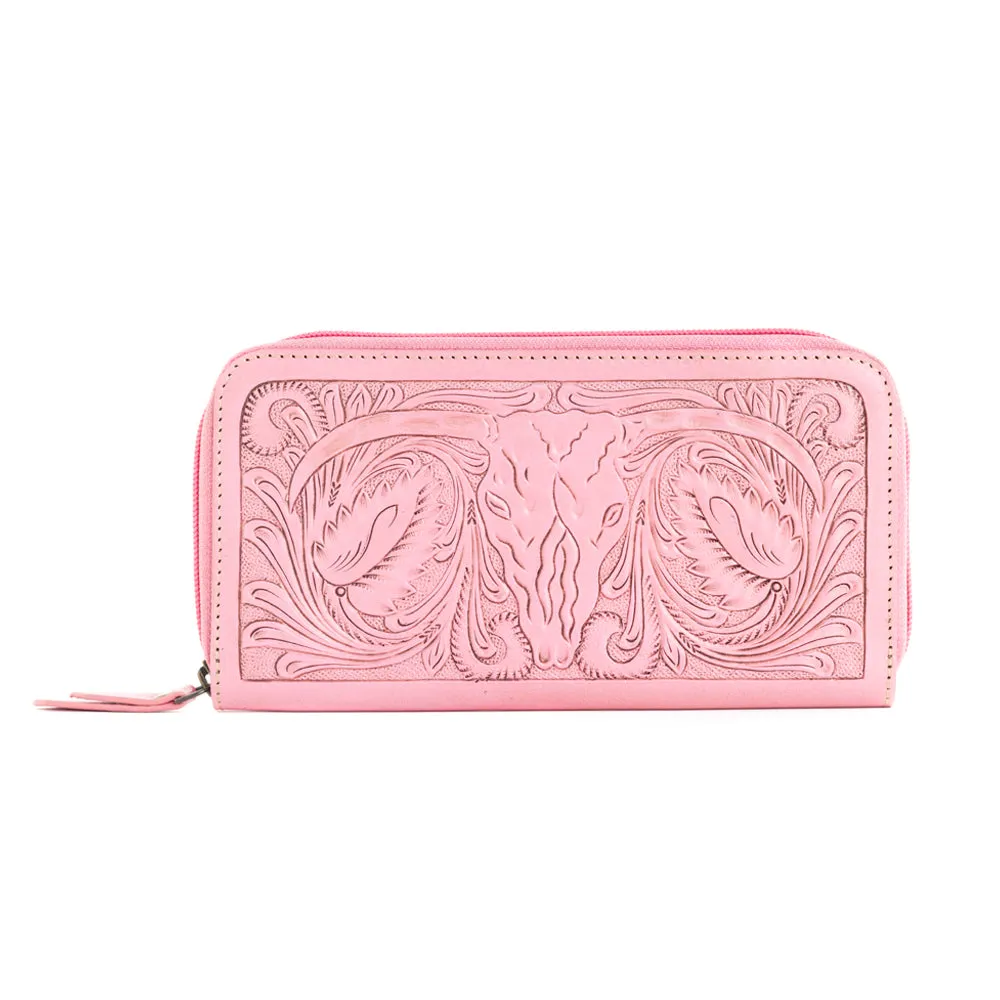 Steerhallow Canyon Wallet in Pink sold by Myra Bag