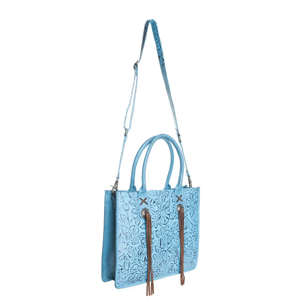 Angelstone Ridge Handbag in Sky Blue sold by Myra Bag product image thumbnail 4