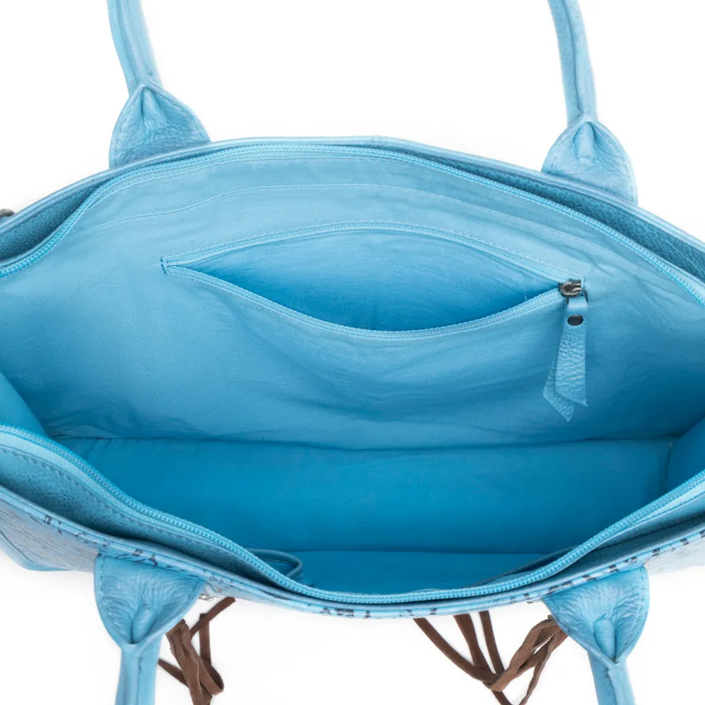 Angelstone Ridge Handbag in Sky Blue sold by Myra Bag product image thumbnail 5