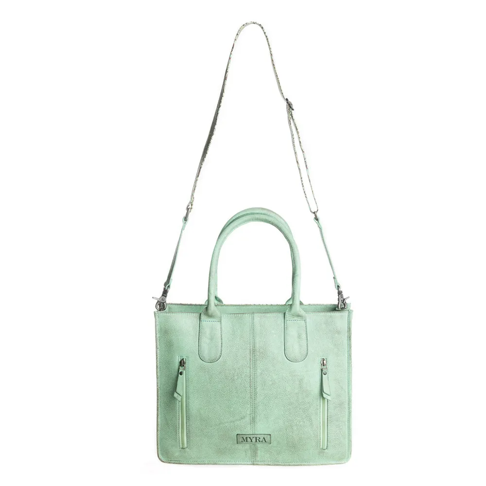 Angelstone Ridge Handbag in Willow Mint sold by Myra Bag product image thumbnail 3