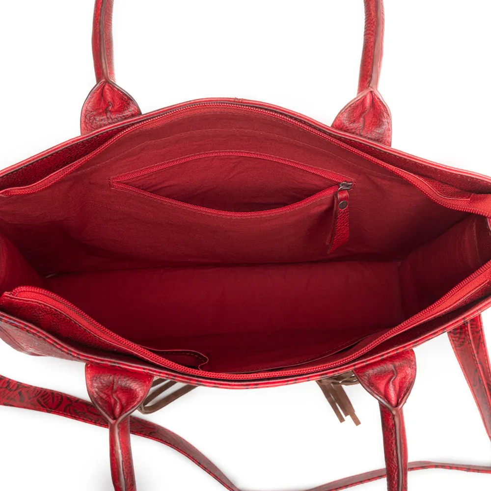 Angelstone Ridge Handbag in Scarlet sold by Myra Bag product image thumbnail 5