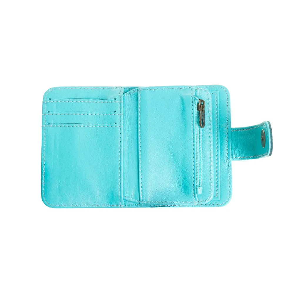 Prairie Meadow Wallet in Turquoise sold by Myra Bag product image thumbnail 4