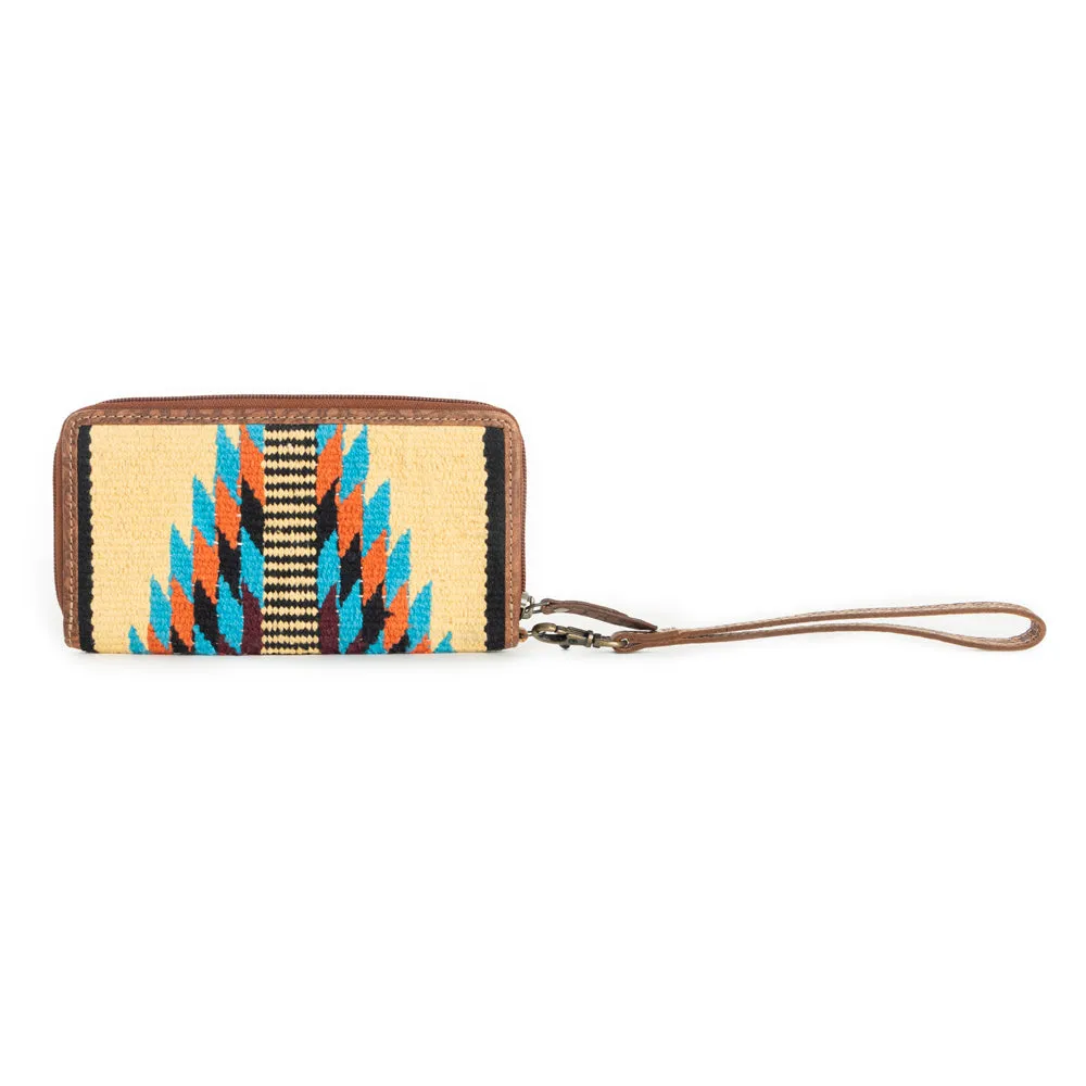 Tribal Visions Wallet in Sand sold by Myra Bag