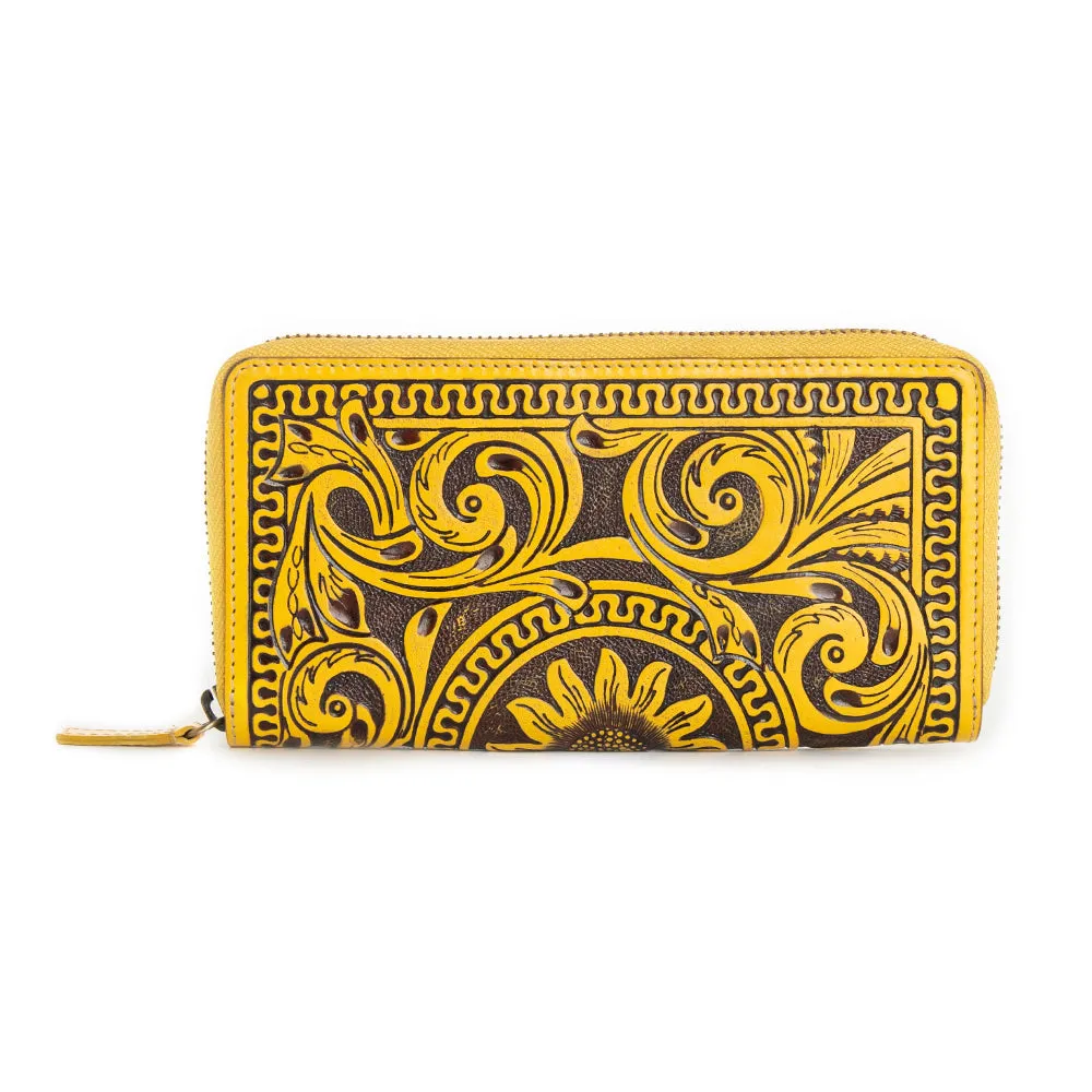 Sunset Valley Wallet in Sunrise Yellow sold by Myra Bag product image thumbnail 3