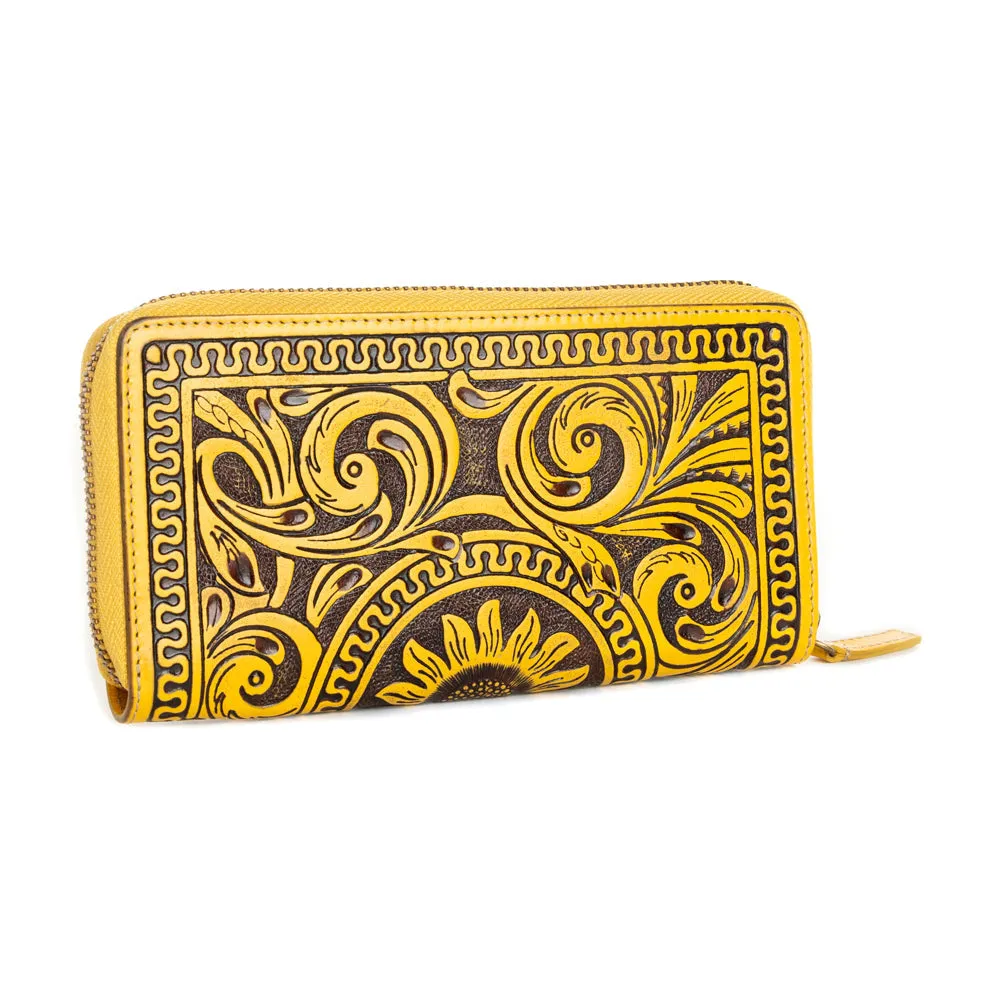Sunset Valley Wallet in Sunrise Yellow sold by Myra Bag product image thumbnail 2