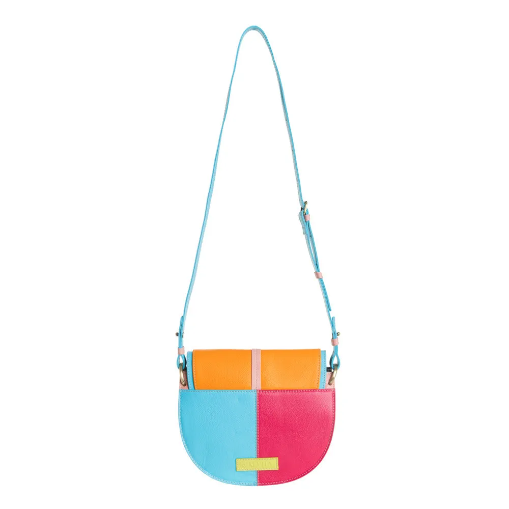 Color Point Half Moon Shoulder Bag sold by Myra Bag product image thumbnail 4