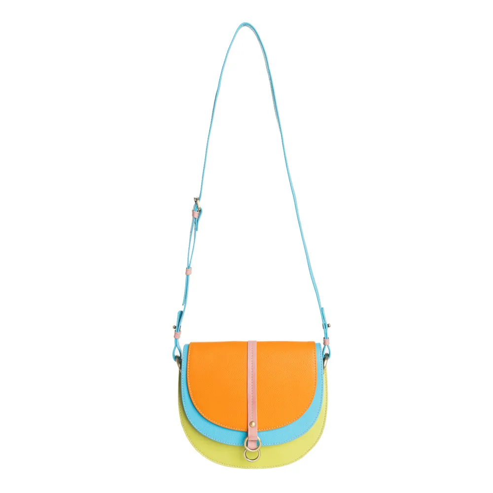 Color Point Half Moon Shoulder Bag sold by Myra Bag product image thumbnail 2