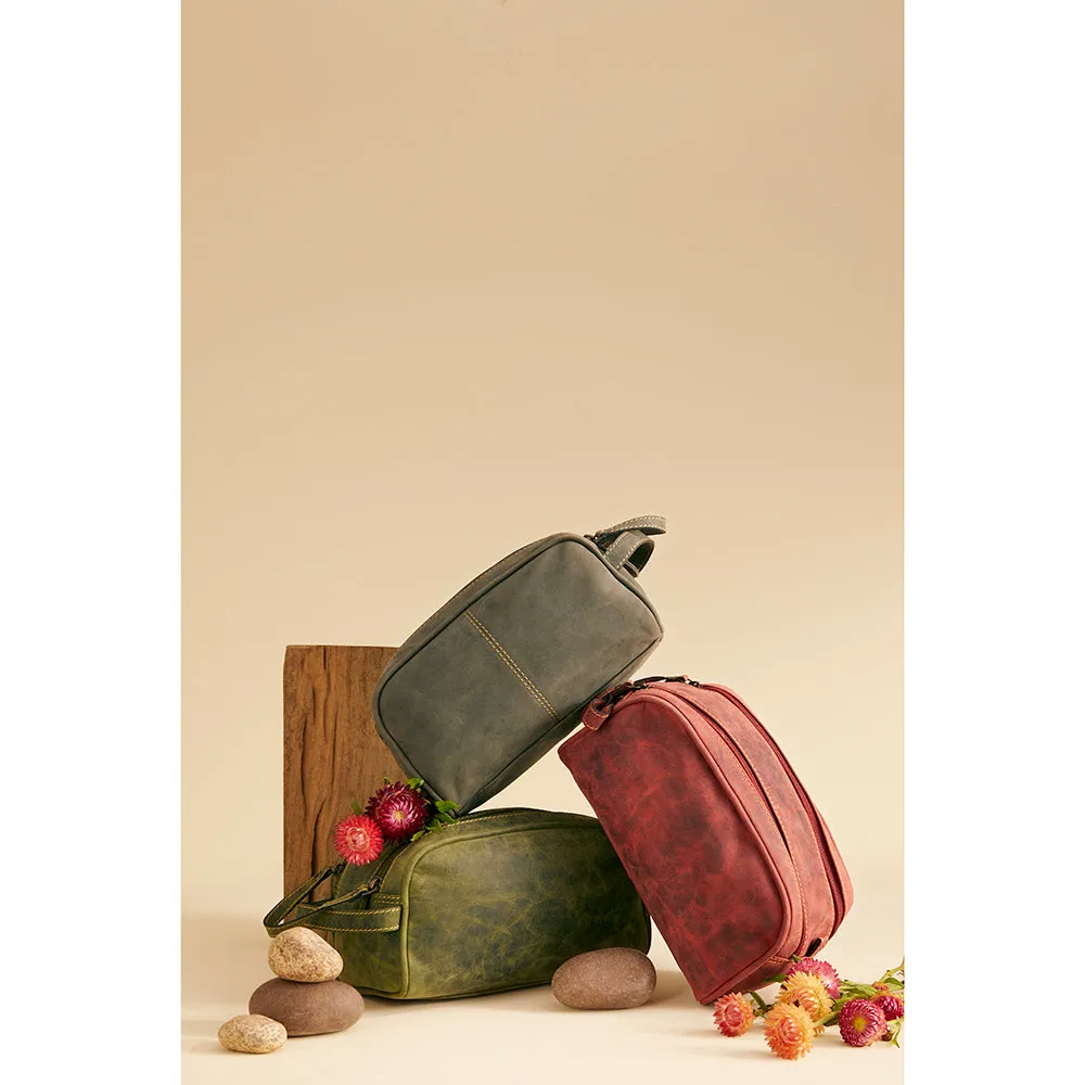 Eagle's Talon Toiletries Bag in Verdent Smoke sold by Myra Bag product image thumbnail 5