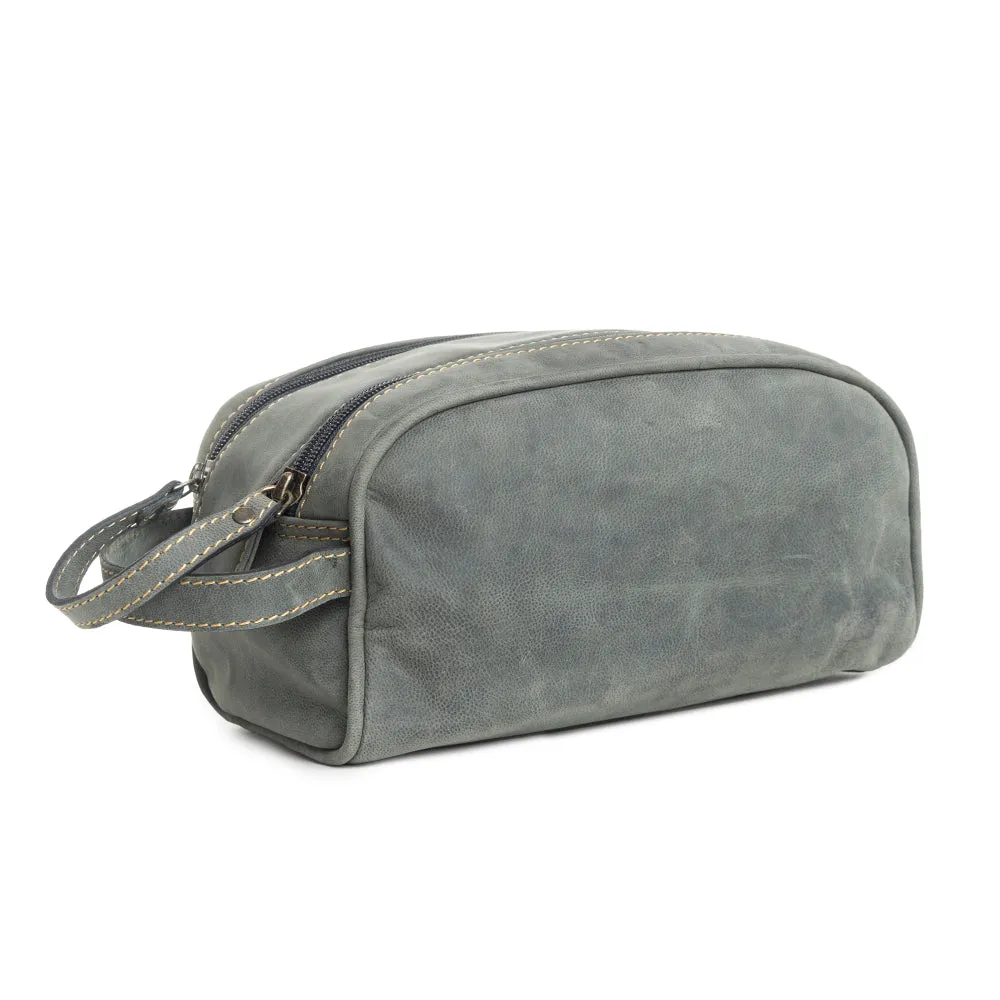 Eagle's Talon Toiletries Bag in Cloud Gray sold by Myra Bag product image thumbnail 2
