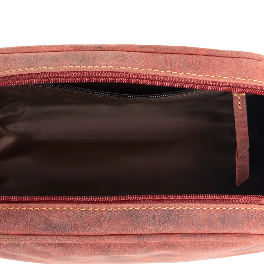 Eagle's Talon Toiletries Bag in Smoky Rust sold by Myra Bag product image thumbnail 4