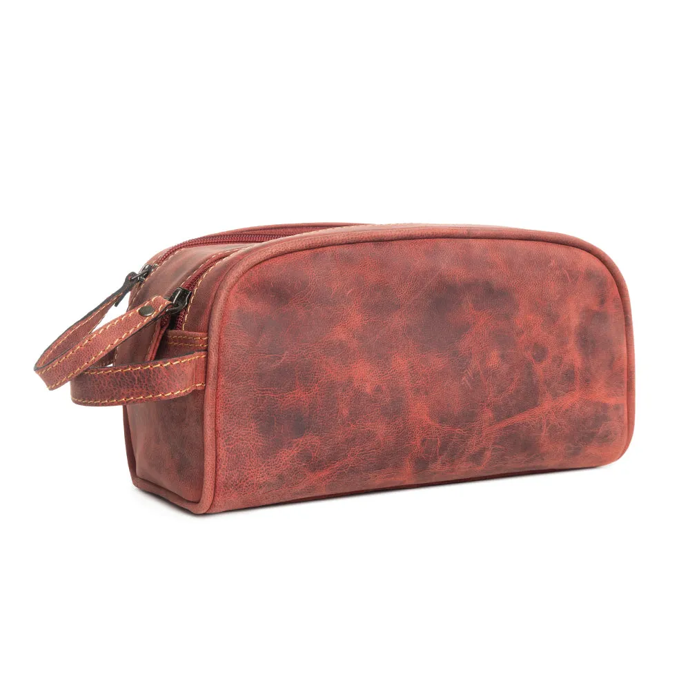 Eagle's Talon Toiletries Bag in Smoky Rust sold by Myra Bag product image thumbnail 2