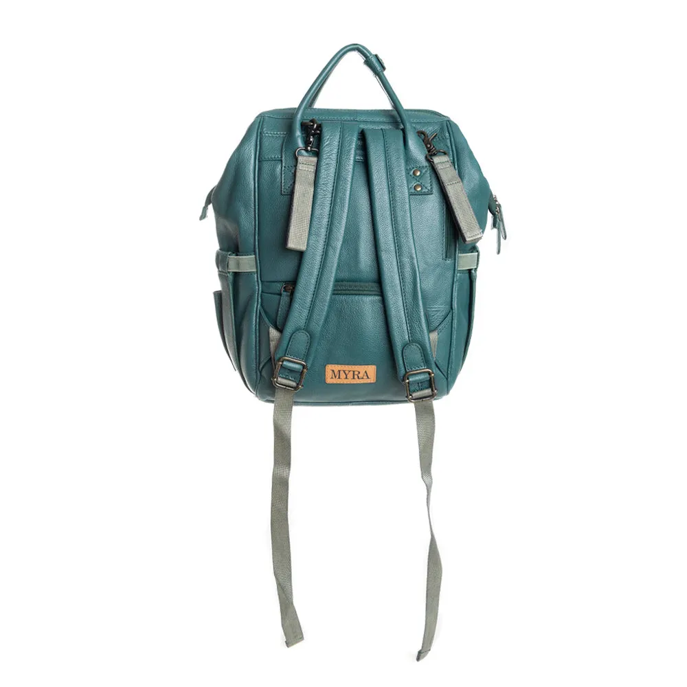 Canyon Colours Diaper Bag Backpack in Teal sold by Myra Bag product image thumbnail 4