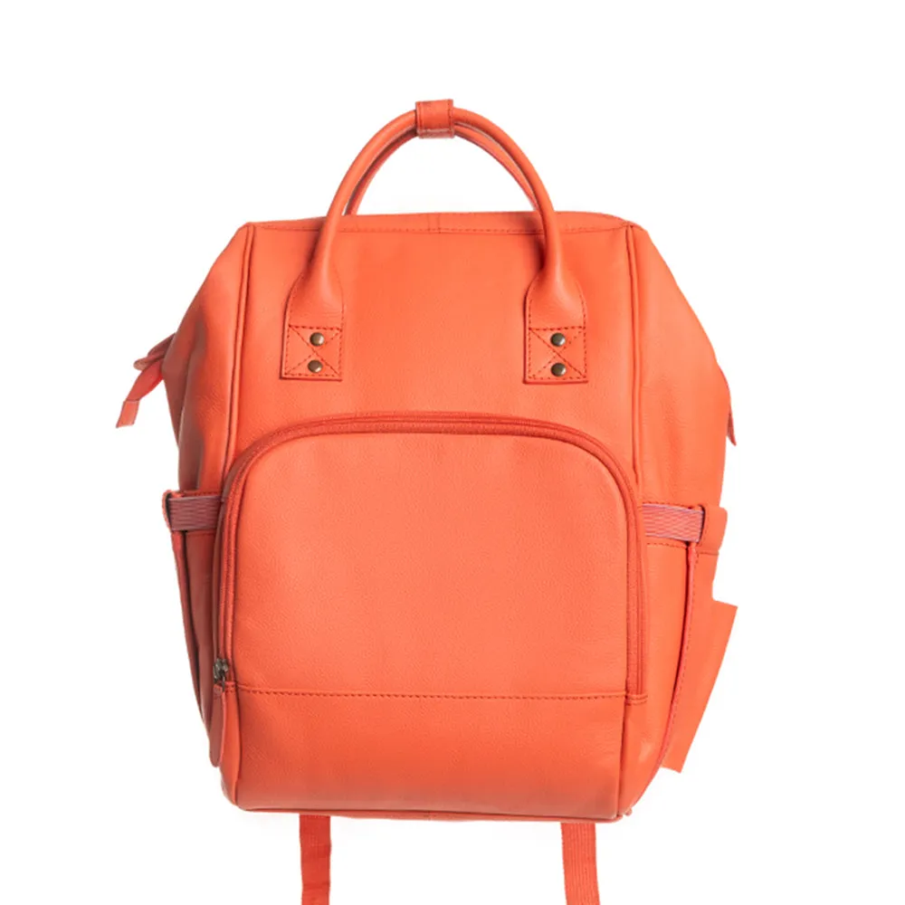 Canyon Colours Diaper Bag Backpack in Salmon sold by Myra Bag