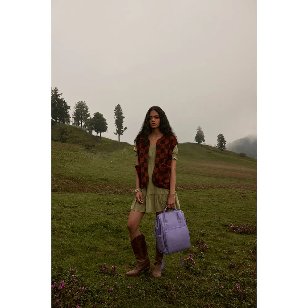 Canyon Colours Diaper Bag Backpack in Lavender sold by Myra Bag product image thumbnail 5