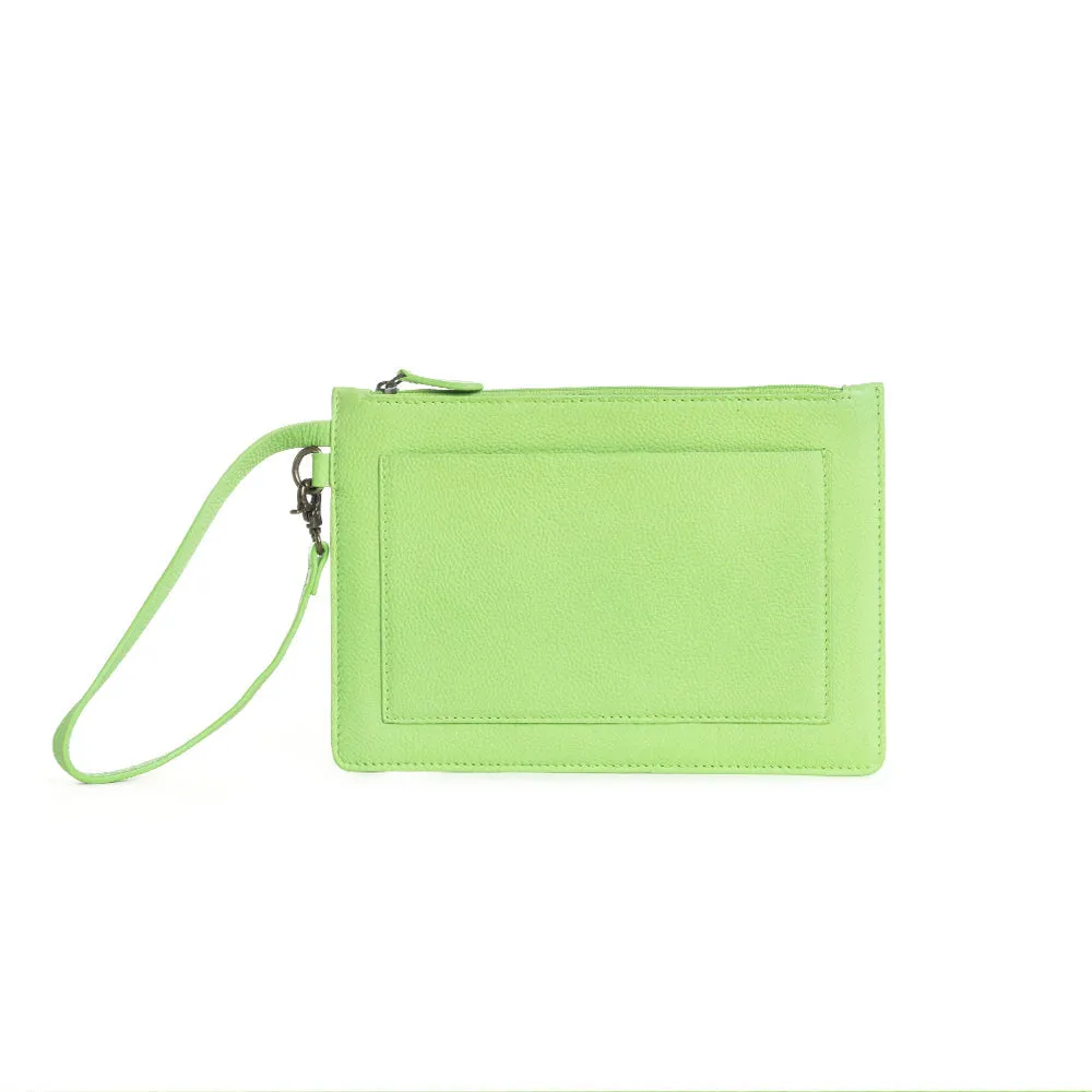 Canyon Colours Clutch Pouch in Willow sold by Myra Bag
