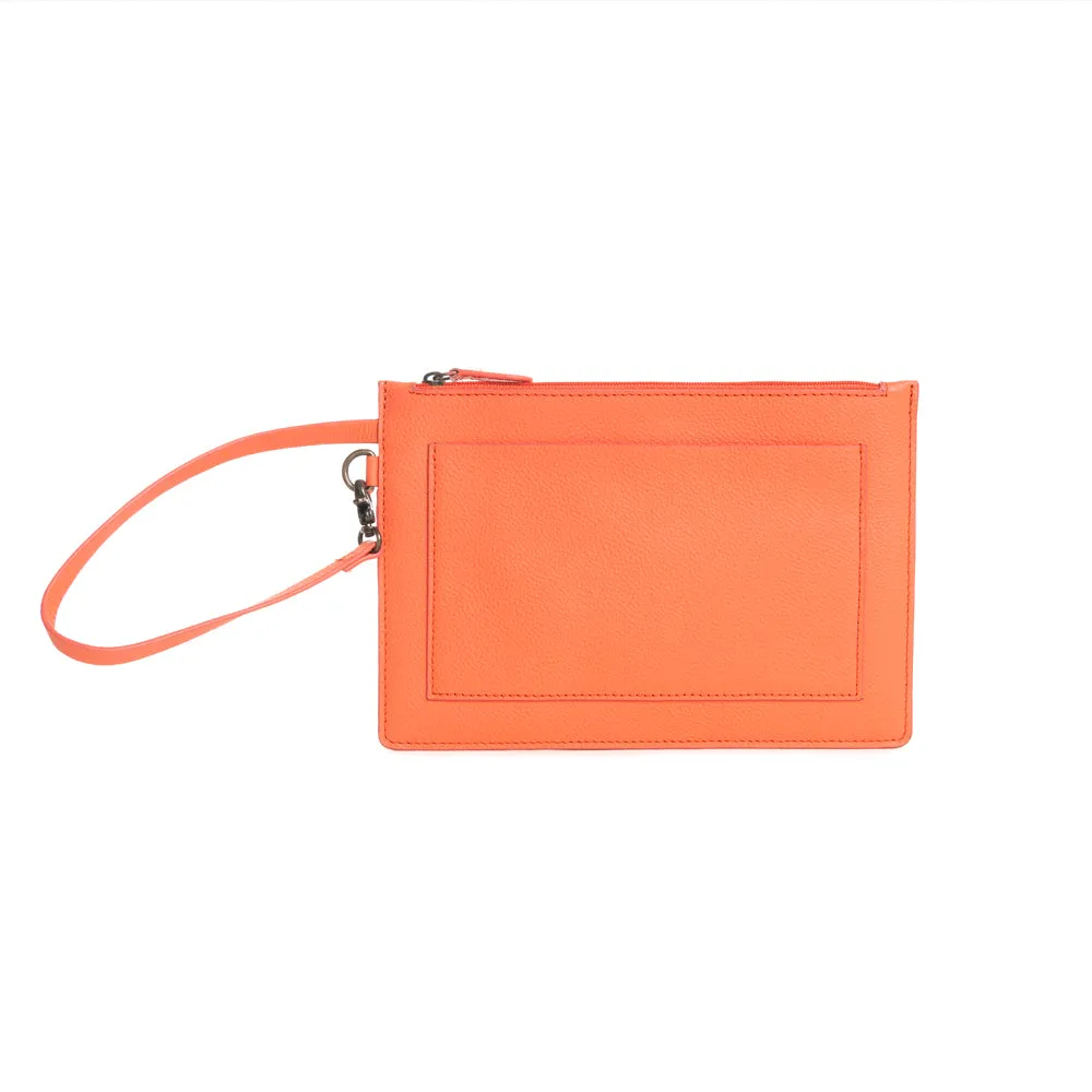 Canyon Colours Clutch Pouch in Salmon sold by Myra Bag