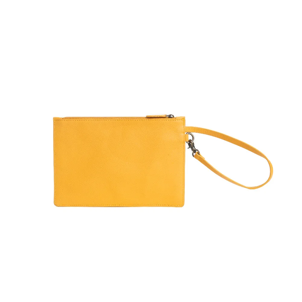 Canyon Colours Clutch Pouch in Sunrise Yellow sold by Myra Bag product image thumbnail 3