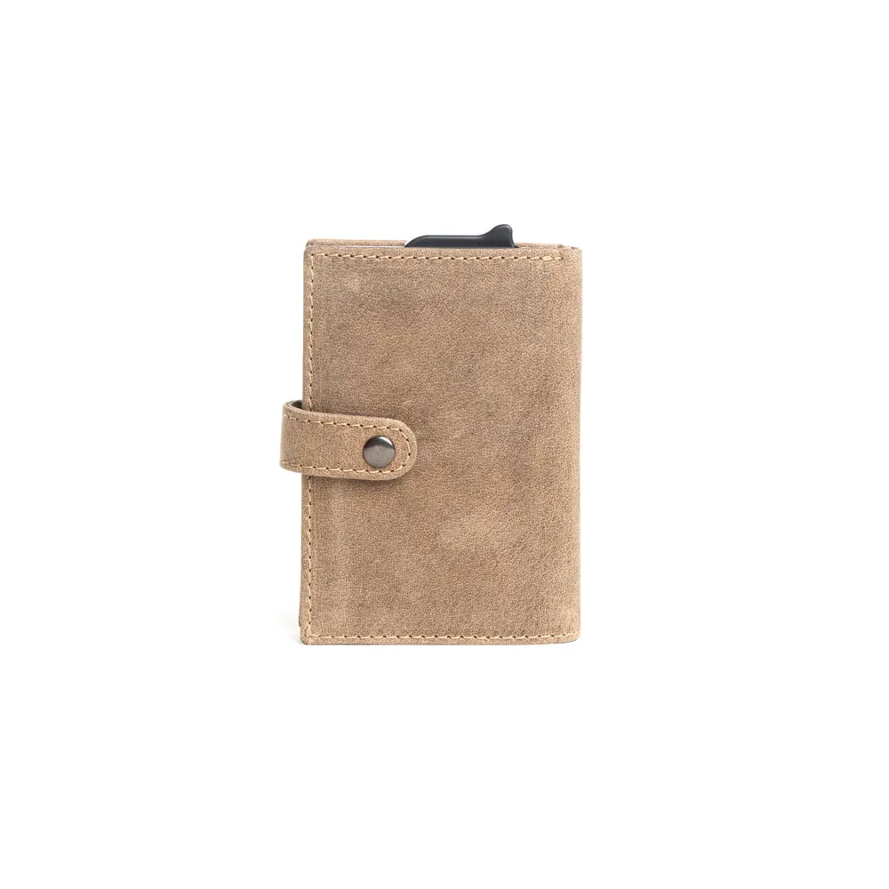 Prairie Sophisticate Compact Wallet in Sand sold by Myra Bag