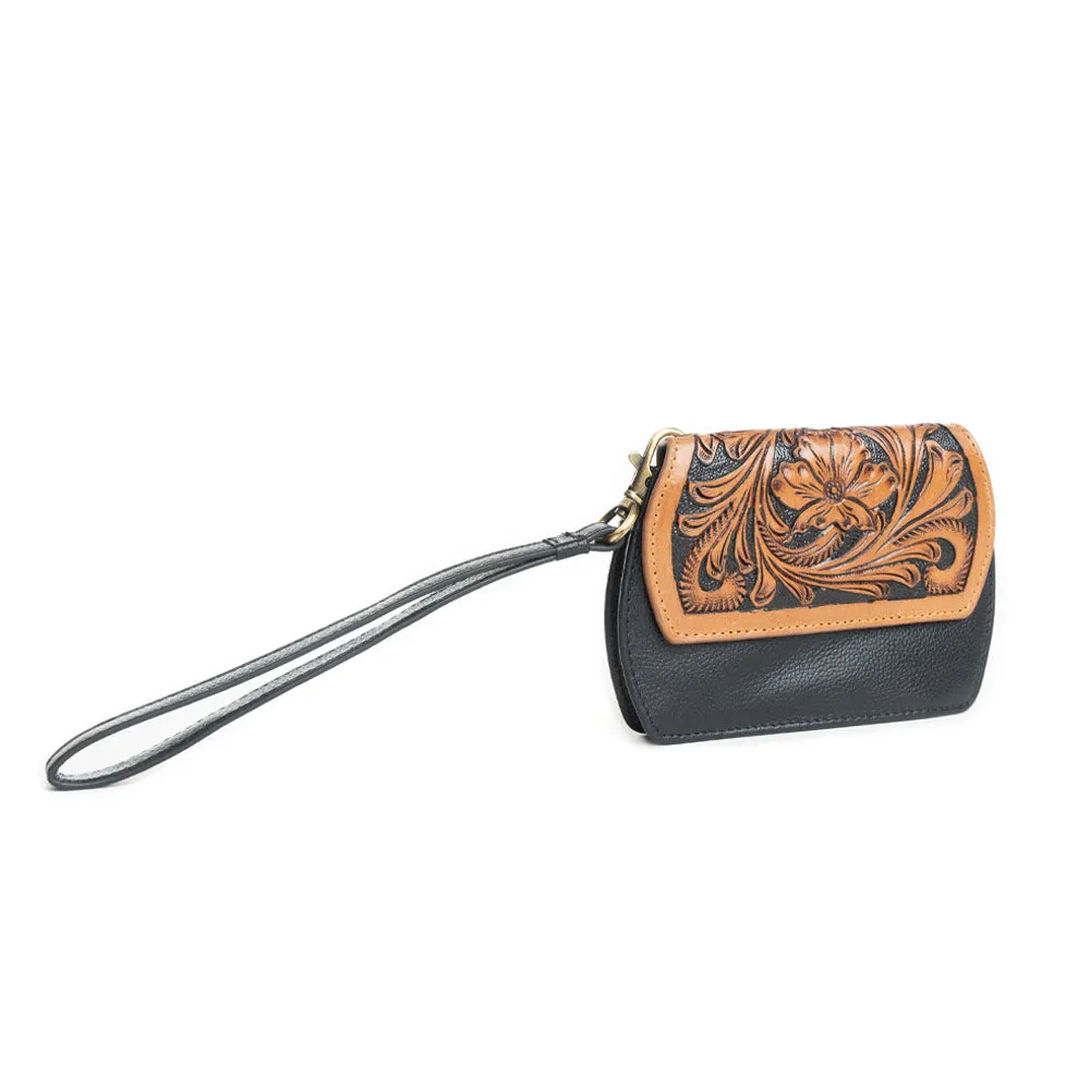 Canyon Bloom Wallet in Ebony sold by Myra Bag product image thumbnail 2