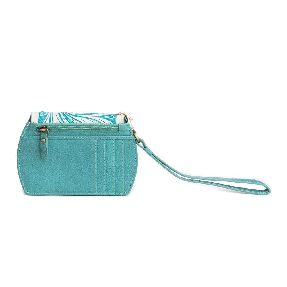 Canyon Bloom Wallet in Turquoise sold by Myra Bag product image thumbnail 3