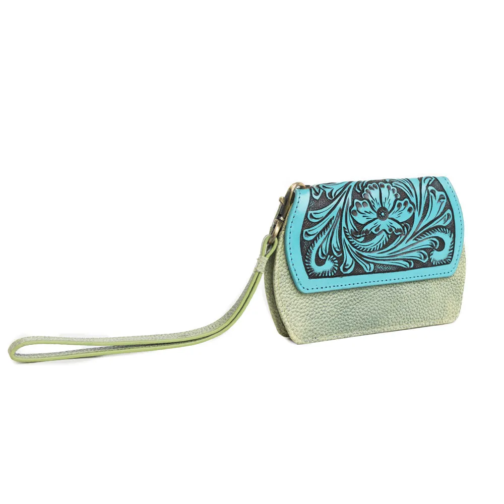 Canyon Bloom Wallet in Moss sold by Myra Bag product image thumbnail 2