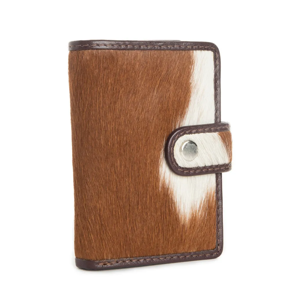 Mesa Maverick RFID Credit Card Holder in Brown & White sold by Myra Bag product image thumbnail 2
