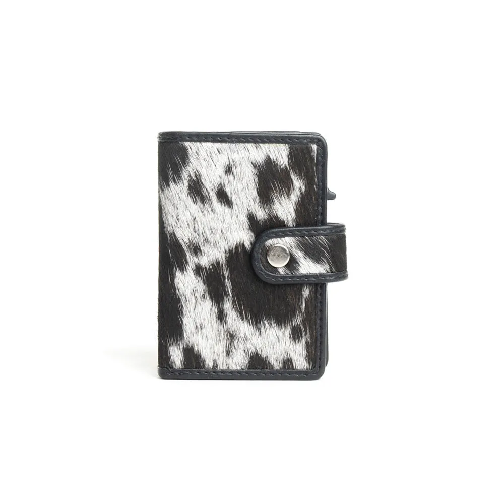 Mesa Maverick RFID Credit Card Holder in Black & White sold by Myra Bag