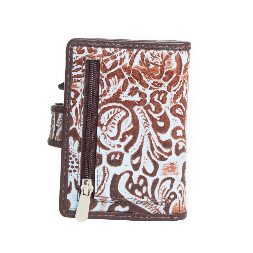 Baroque Bloom RFID Credit Card Holder sold by Myra Bag product image thumbnail 3