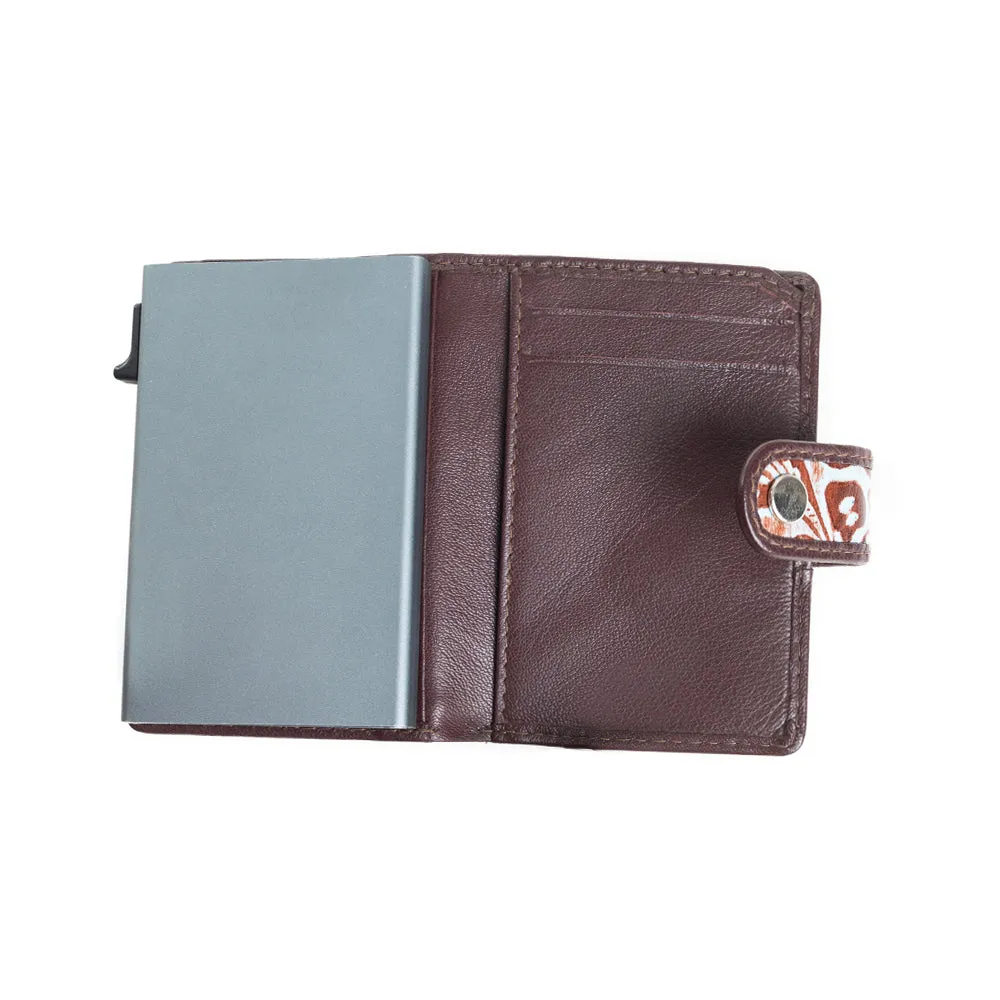 Baroque Bloom RFID Credit Card Holder sold by Myra Bag product image thumbnail 4