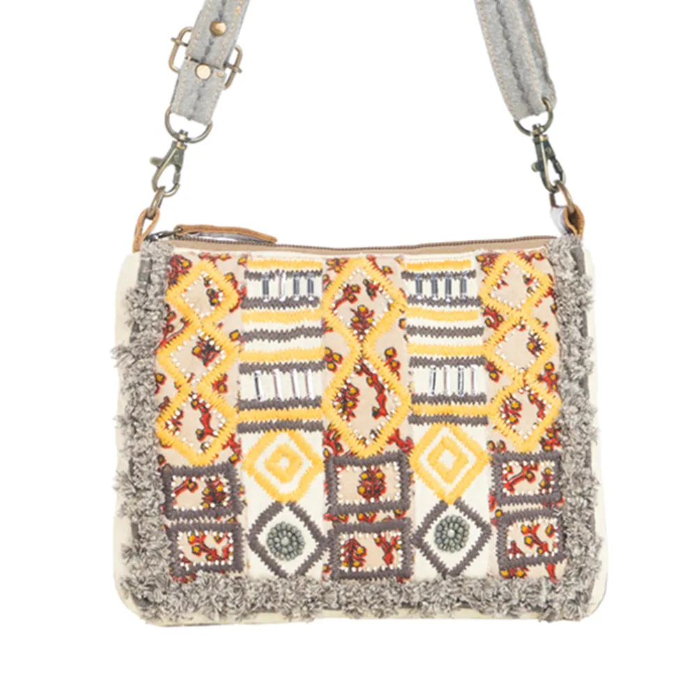 Bohemian Tapestry Crossbody Bag sold by Myra Bag