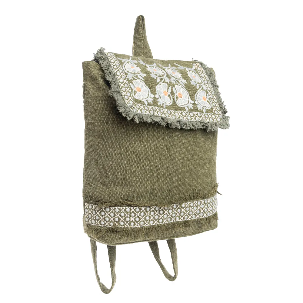 Prairie Petunias Backpack Bag sold by Myra Bag product image thumbnail 2