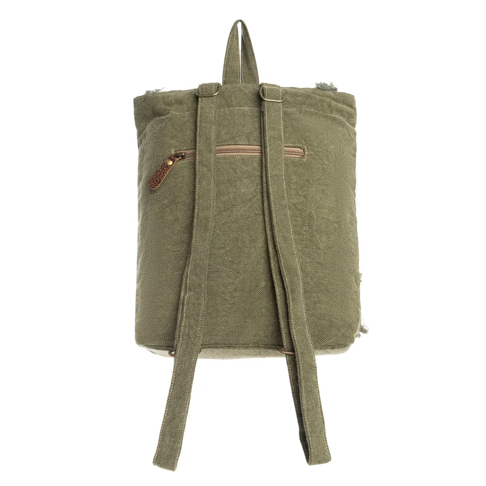 Prairie Petunias Backpack Bag sold by Myra Bag product image thumbnail 3