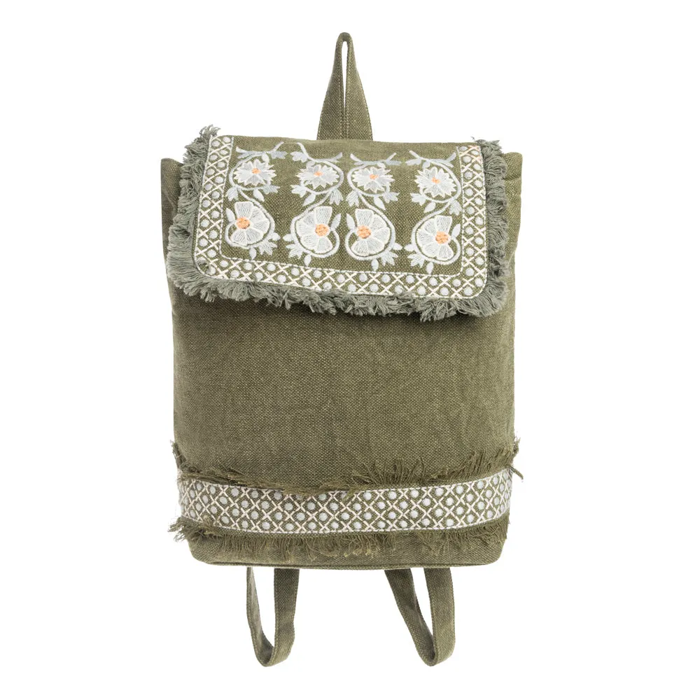 Prairie Petunias Backpack Bag sold by Myra Bag