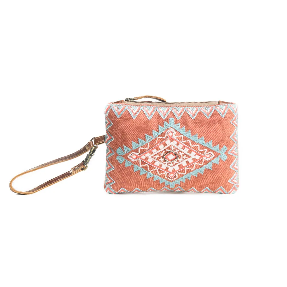 Desert Sunrise Clutch Pouch sold by Myra Bag
