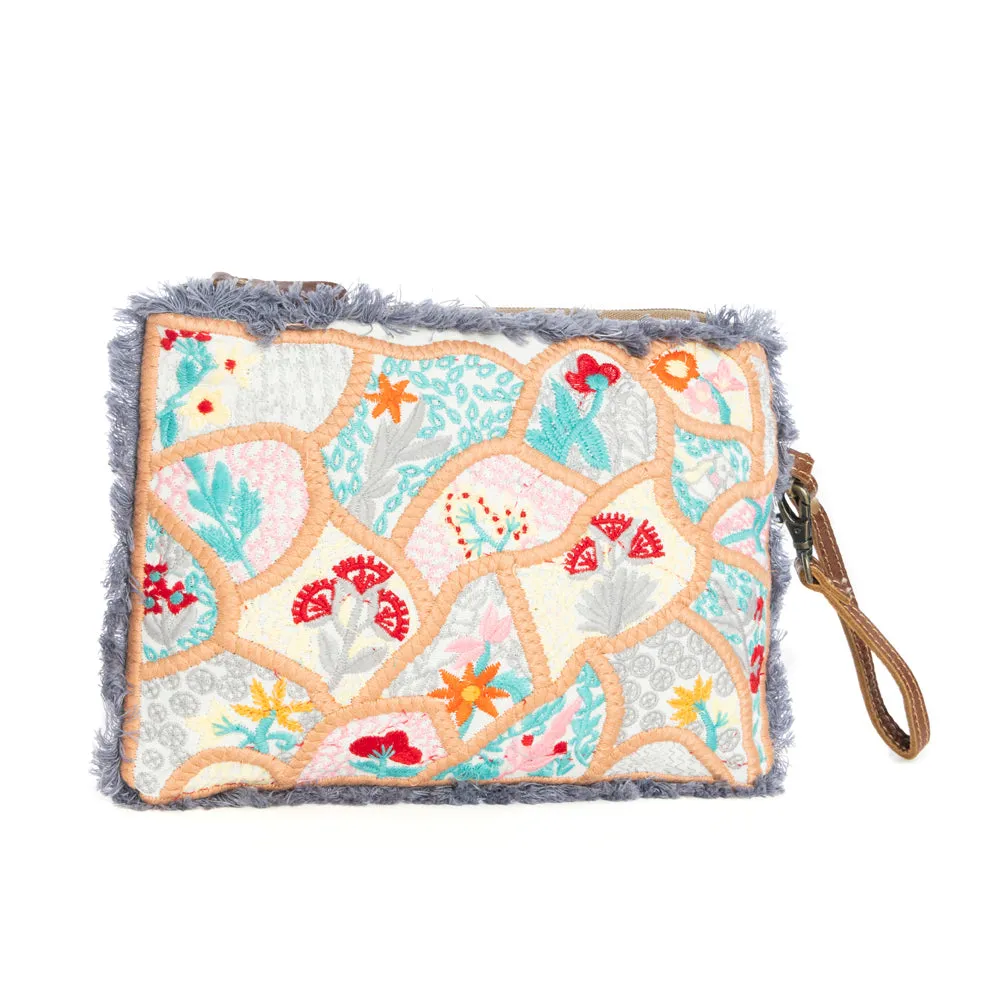 Mosaic Garden Clutch Pouch sold by Myra Bag product image thumbnail 2
