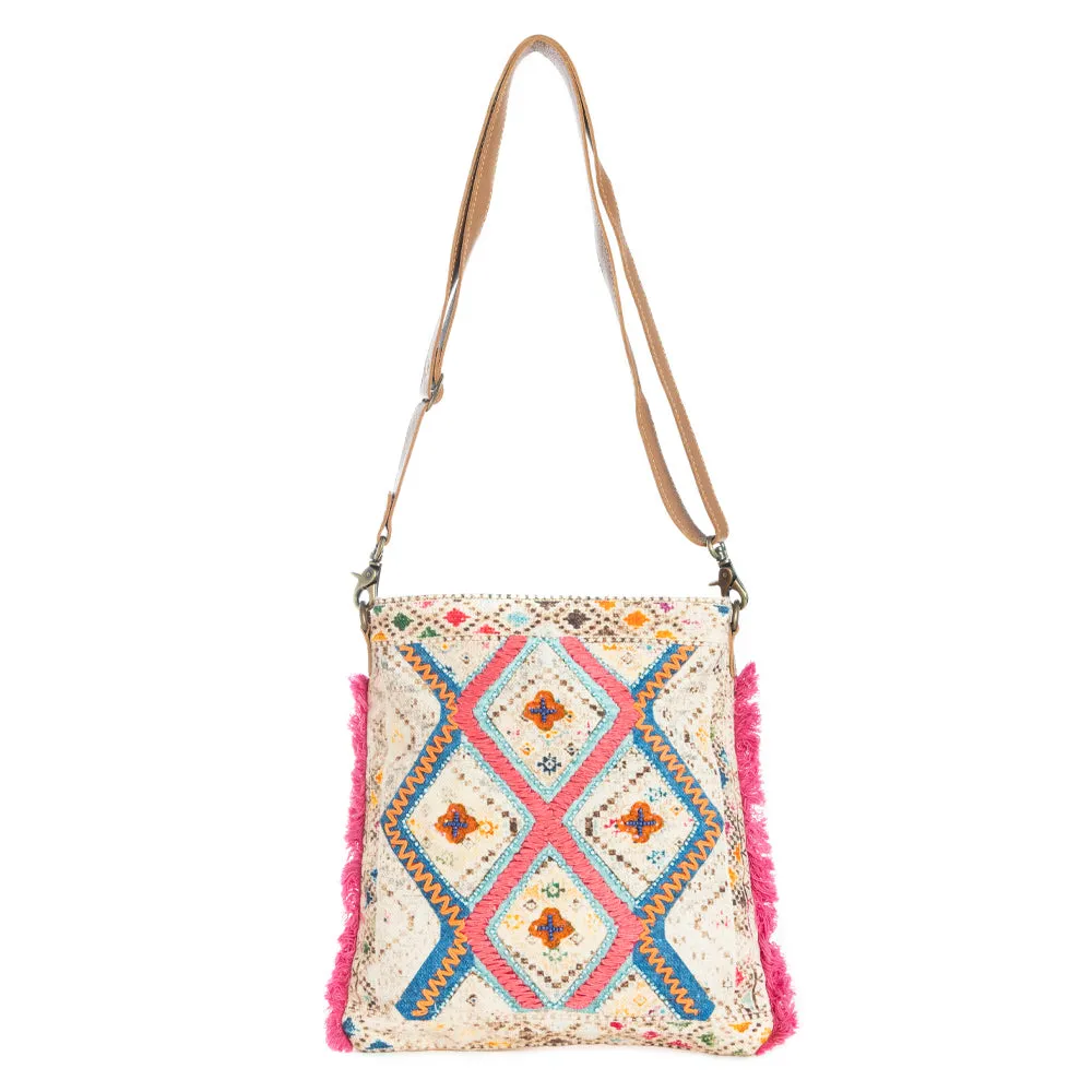 Quad Desert Blooms Messenger Bag sold by Myra Bag product image thumbnail 2