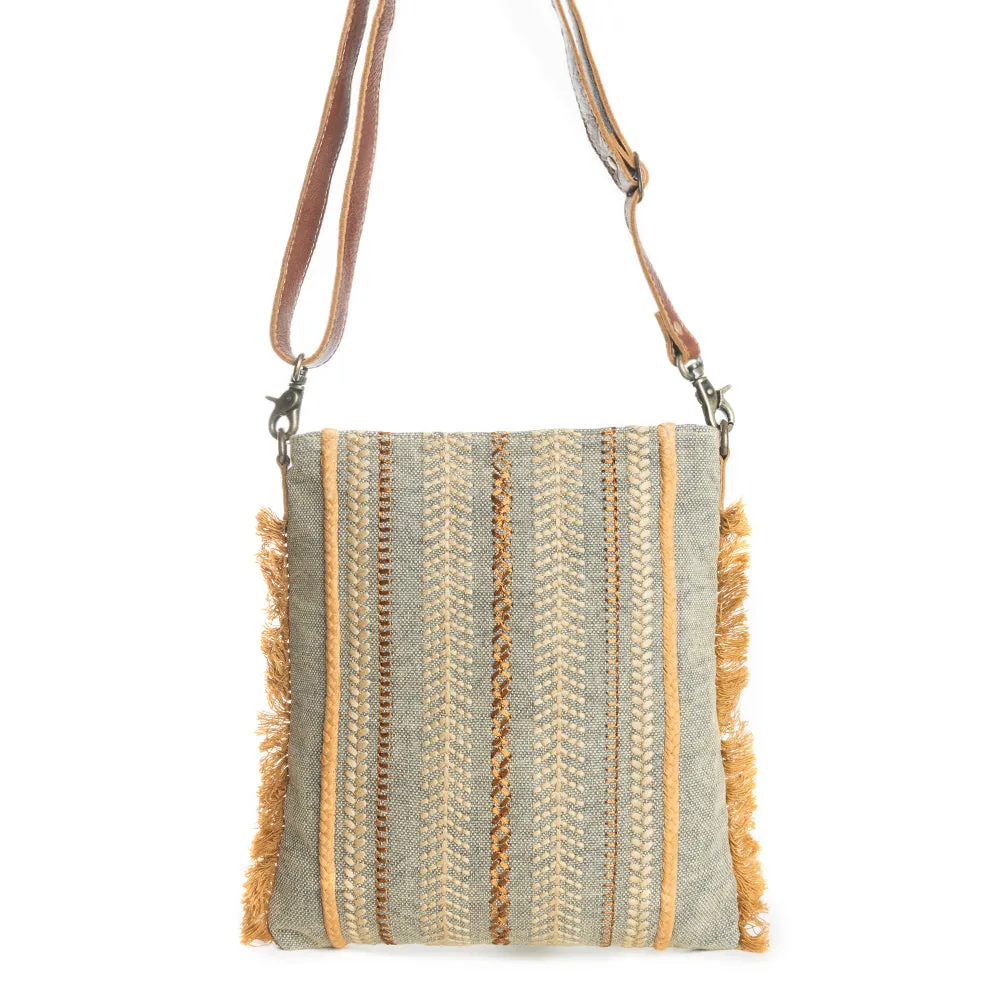 Sage Whisper Messenger Bag sold by Myra Bag product image thumbnail 2