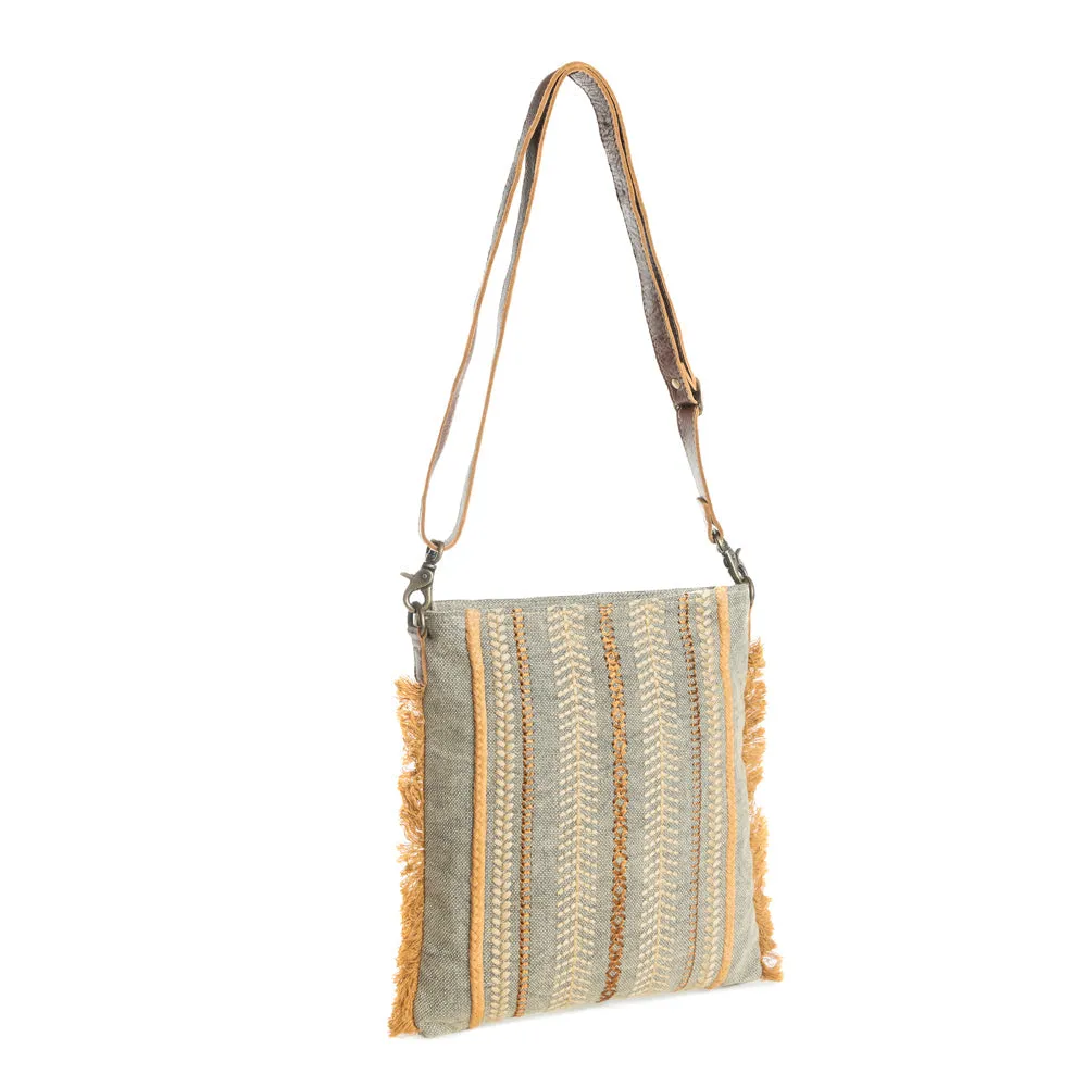 Sage Whisper Messenger Bag sold by Myra Bag product image thumbnail 3