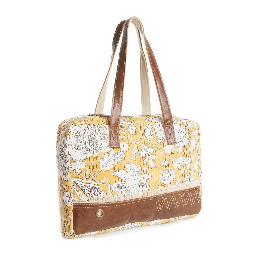Golden Prairie Leaf Traveller Bag sold by Myra Bag product image thumbnail 2