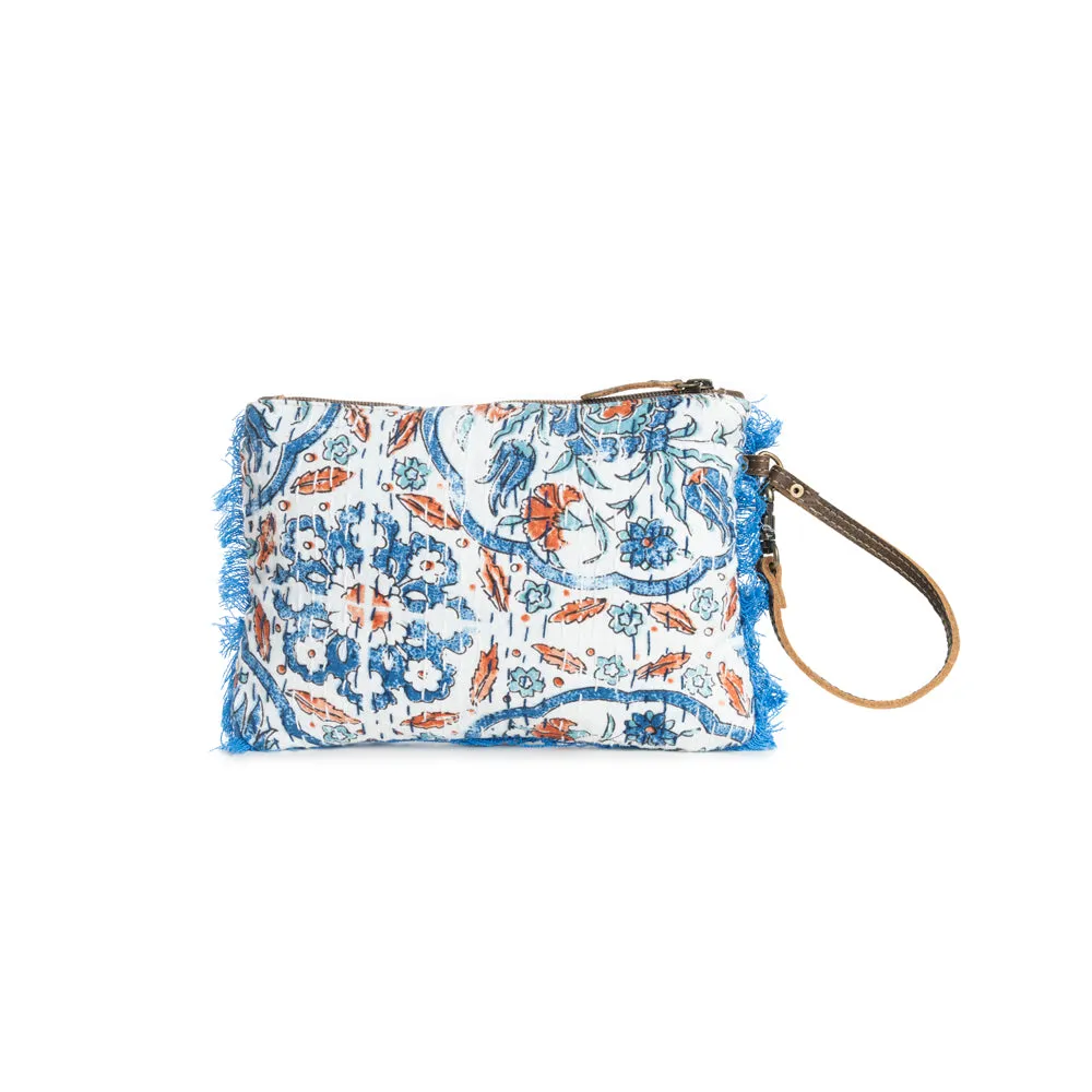 Whispers of the Wildflowers Clutch Pouch sold by Myra Bag product image thumbnail 3