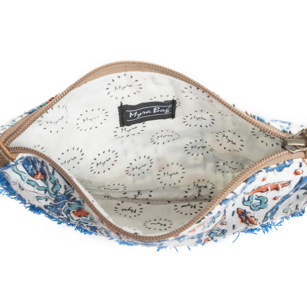 Whispers of the Wildflowers Clutch Pouch sold by Myra Bag product image thumbnail 4