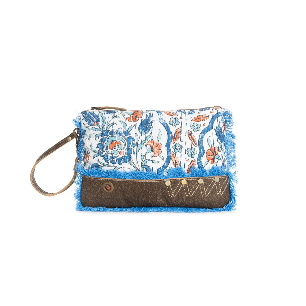 Whispers of the Wildflowers Clutch Pouch sold by Myra Bag