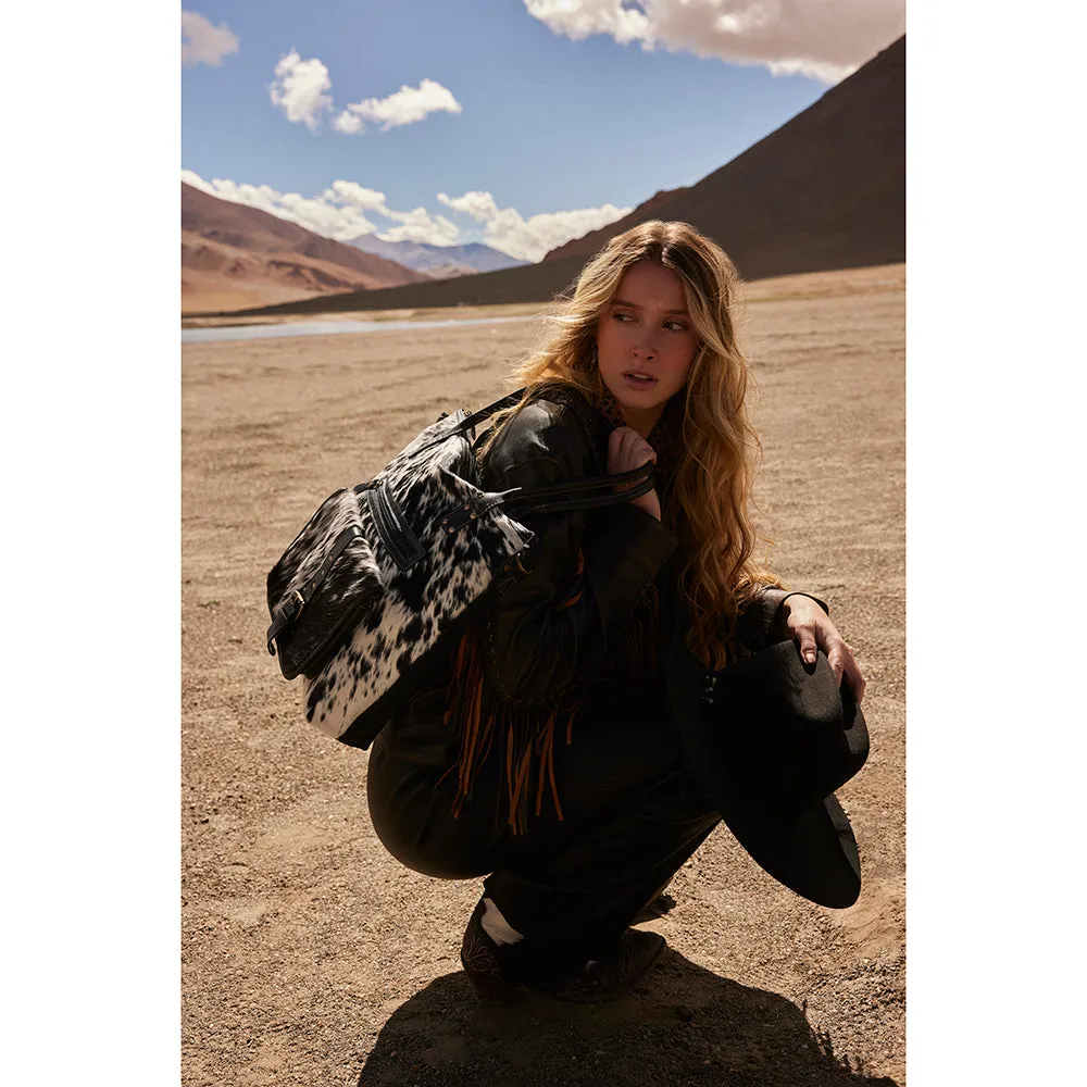 Mesa Maverick Tote Bag in Black & White sold by Myra Bag product image thumbnail 5