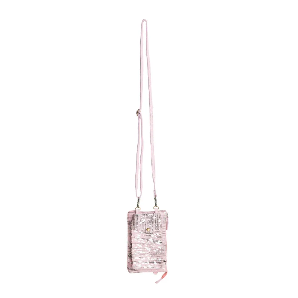 Wild Chic Phone Case Bag in Silver Fleck Pink sold by Myra Bag product image thumbnail 2
