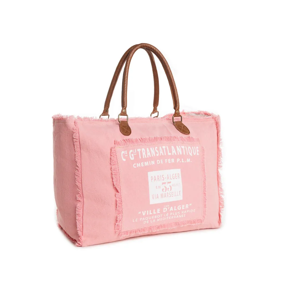 L'Atlantique Weekender in Pink sold by Myra Bag product image thumbnail 2