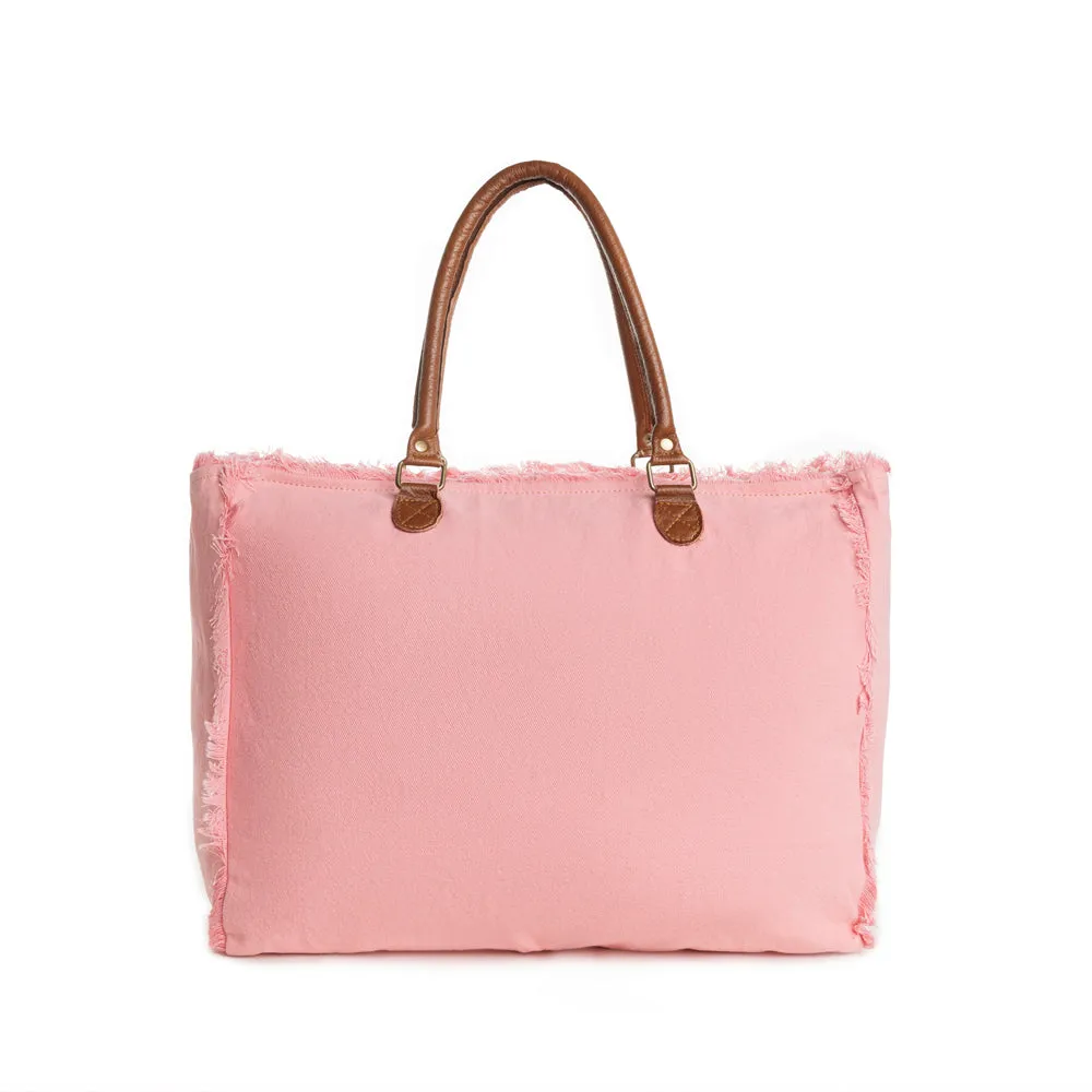 L'Atlantique Weekender in Pink sold by Myra Bag product image thumbnail 3