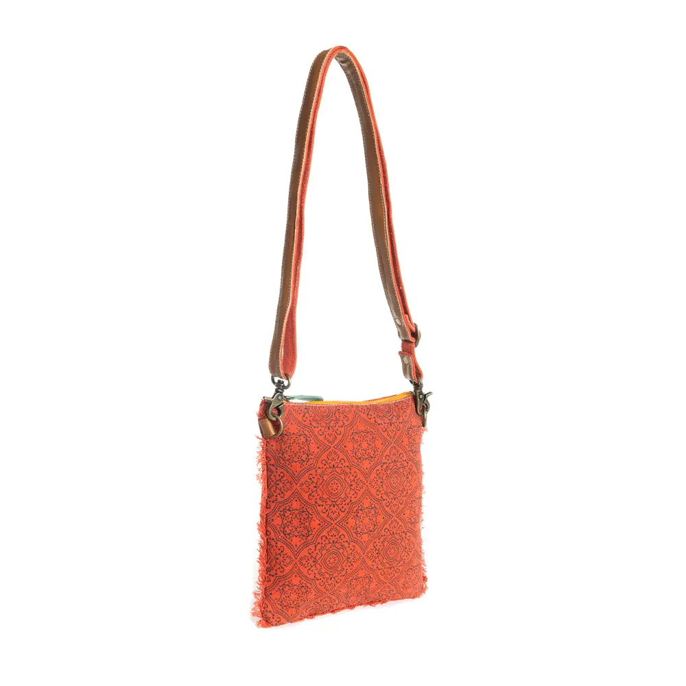 Triple Fork Ranch Crosbbody Bag in Scarlet sold by Myra Bag product image thumbnail 3