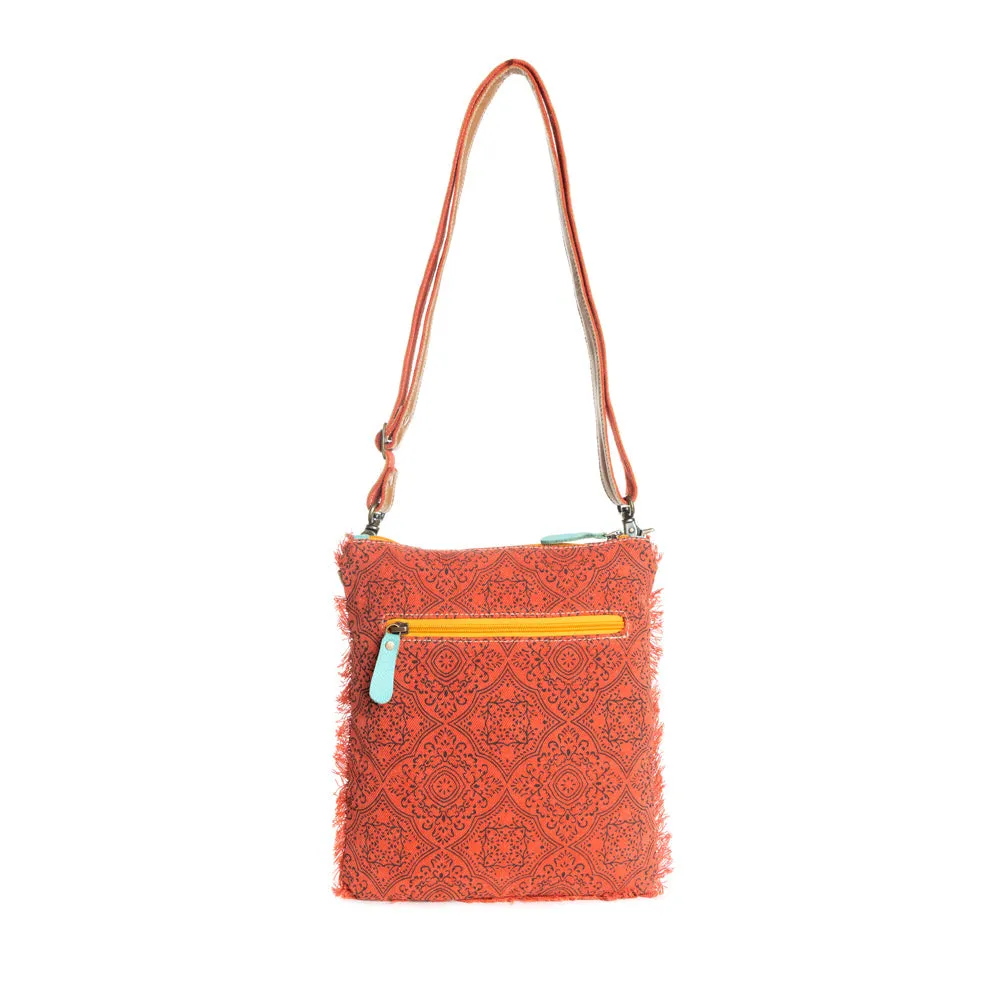 Triple Fork Ranch Crosbbody Bag in Scarlet sold by Myra Bag product image thumbnail 4