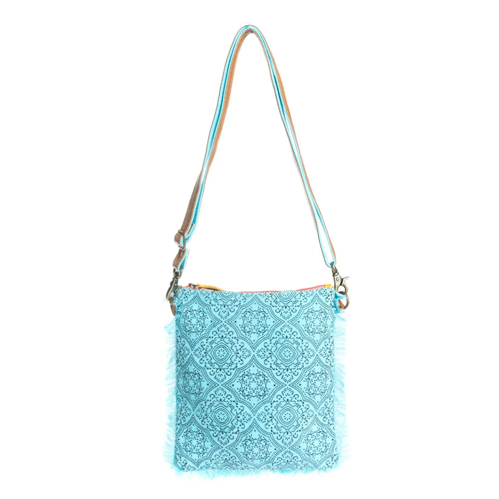 Triple Fork Ranch Crosbbody Bag in Turquoise sold by Myra Bag product image thumbnail 2