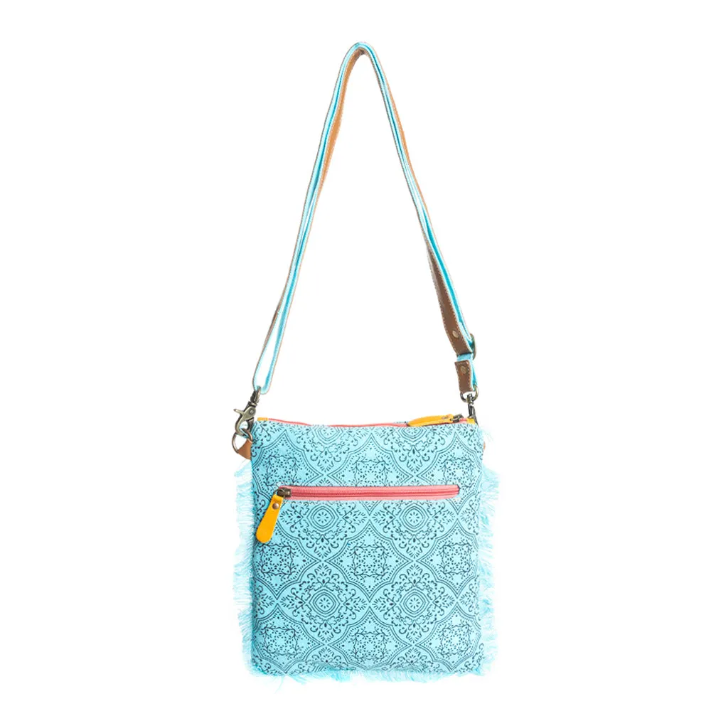 Triple Fork Ranch Crosbbody Bag in Turquoise sold by Myra Bag product image thumbnail 4